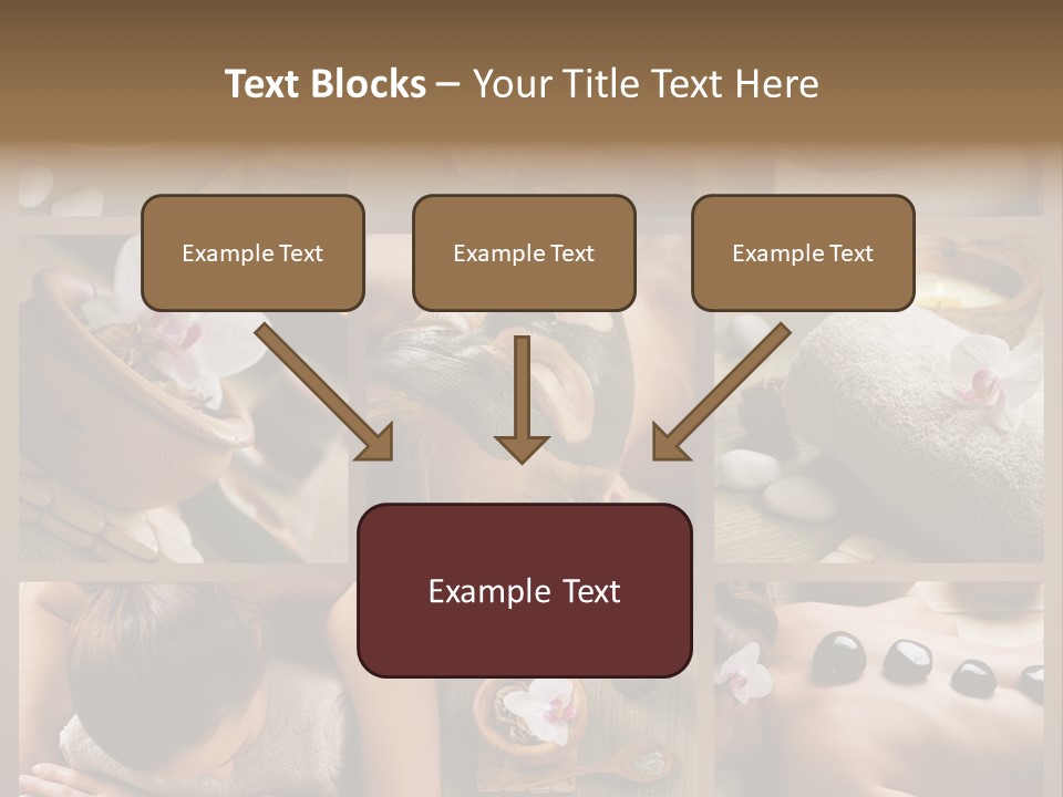 Mask Beauty Orchid PowerPoint Template