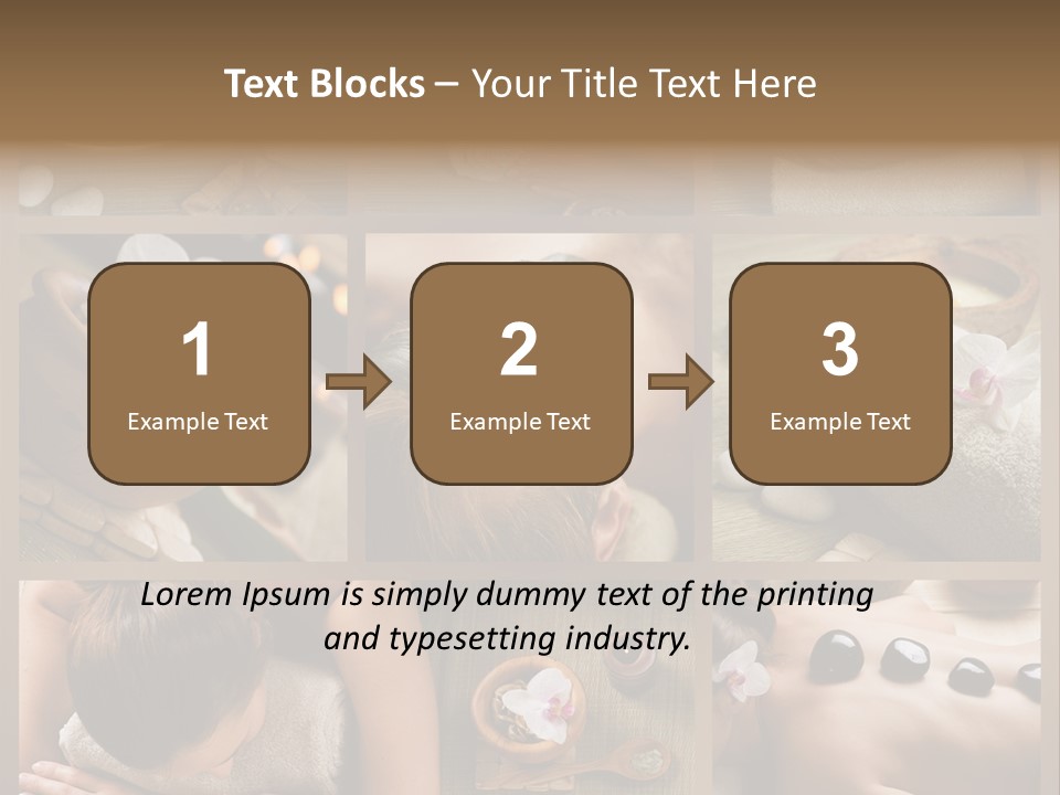 Mask Beauty Orchid PowerPoint Template