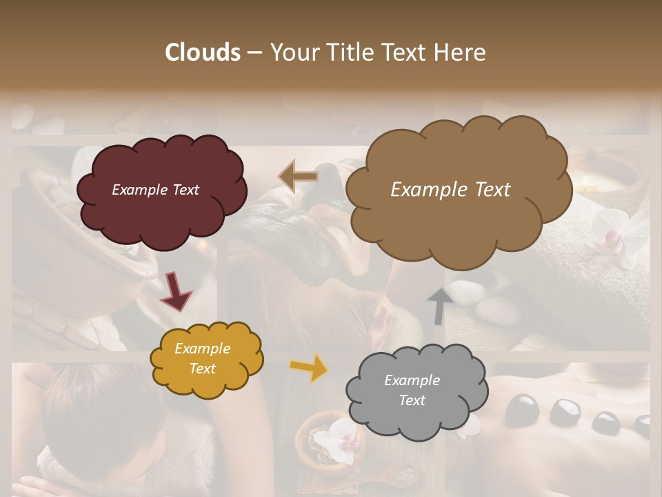 Mask Beauty Orchid PowerPoint Template