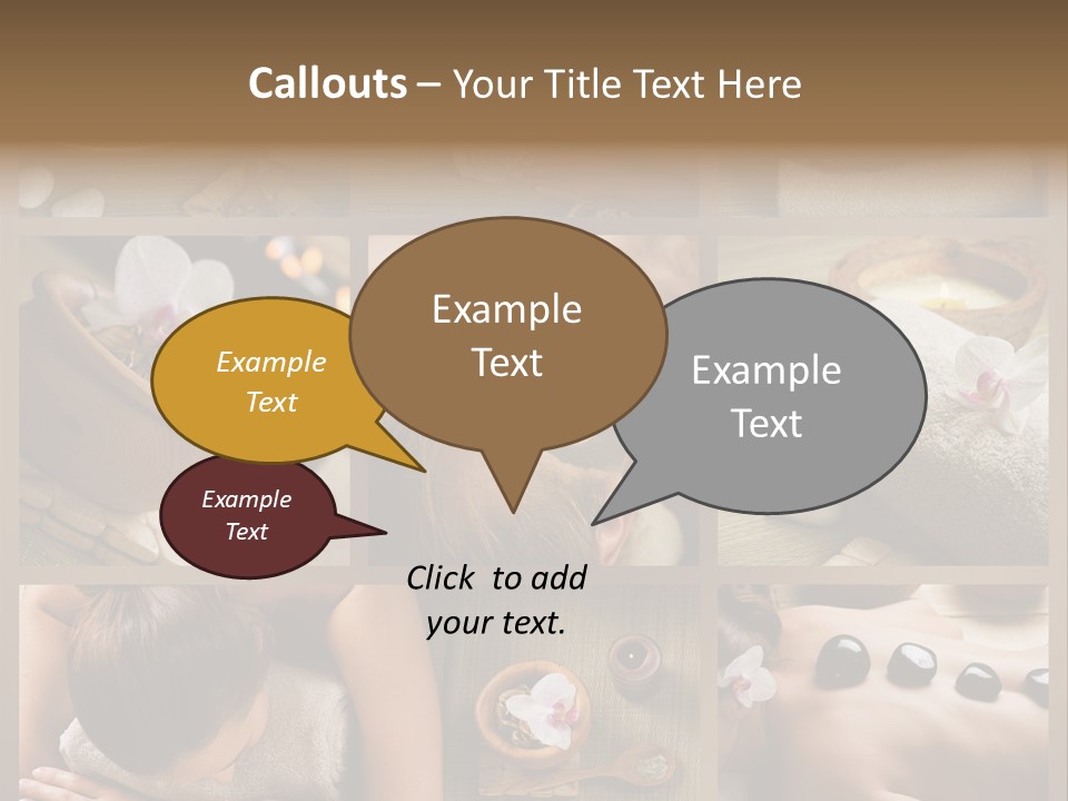 Mask Beauty Orchid PowerPoint Template