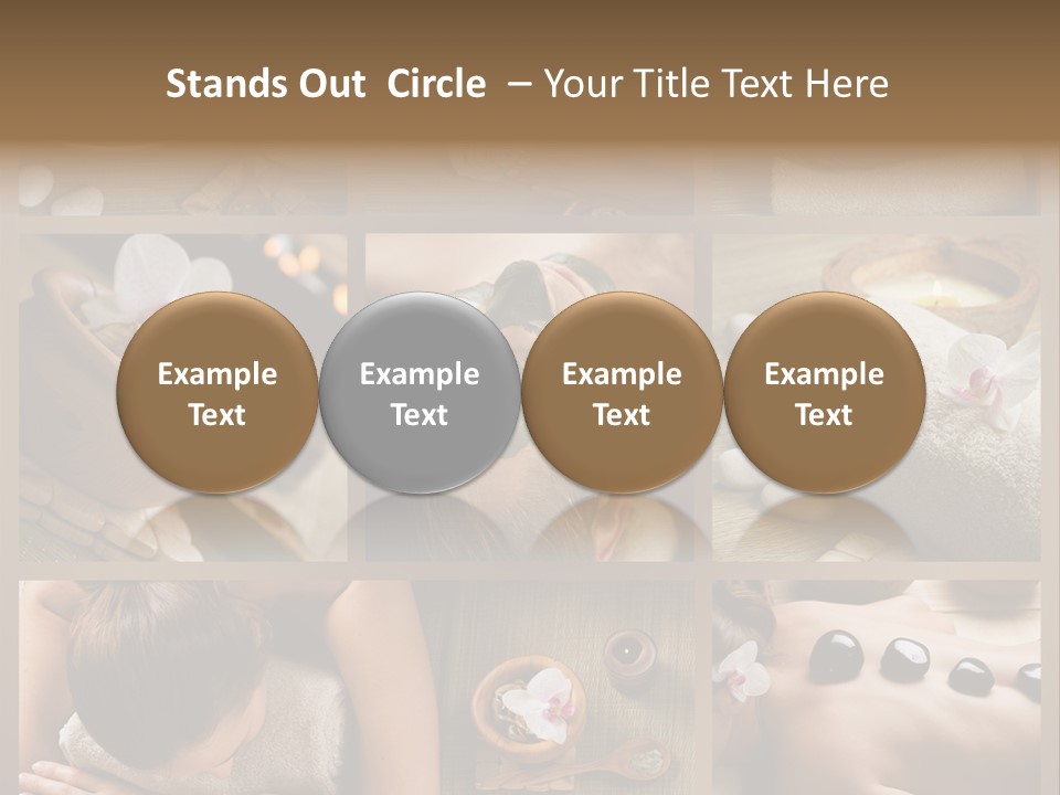 Mask Beauty Orchid PowerPoint Template