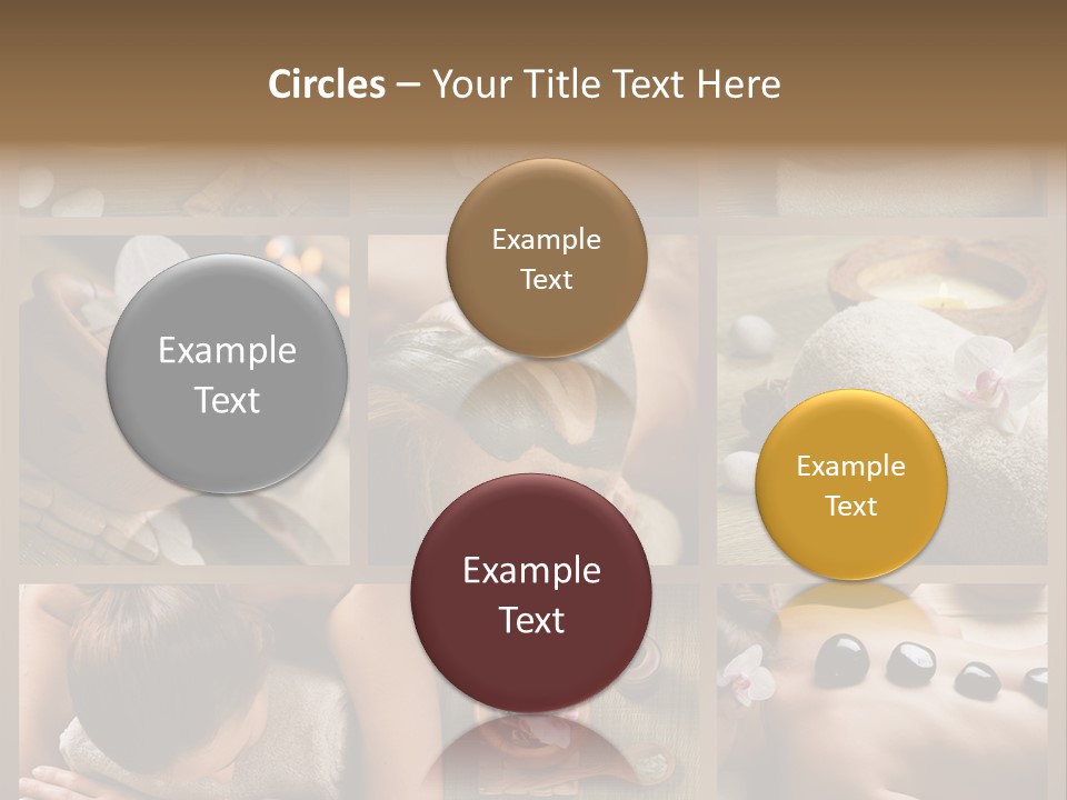 Mask Beauty Orchid PowerPoint Template