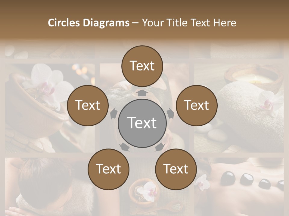 Mask Beauty Orchid PowerPoint Template