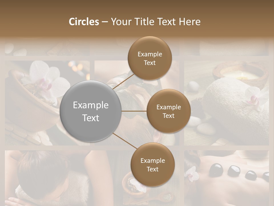 Mask Beauty Orchid PowerPoint Template