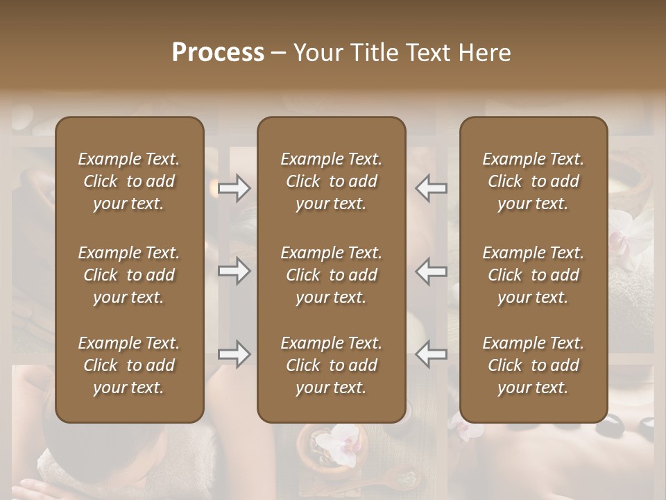 Mask Beauty Orchid PowerPoint Template