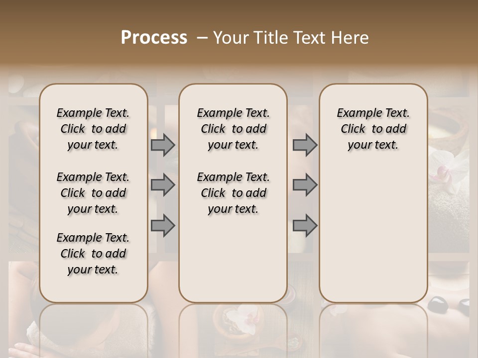 Mask Beauty Orchid PowerPoint Template
