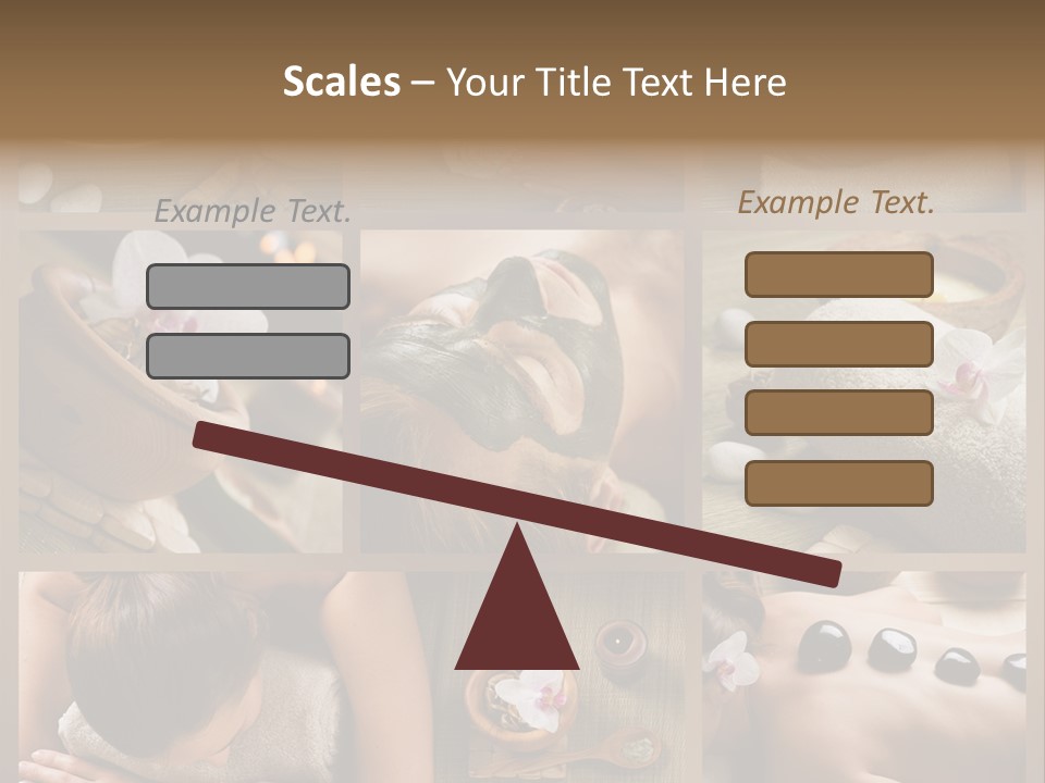 Mask Beauty Orchid PowerPoint Template