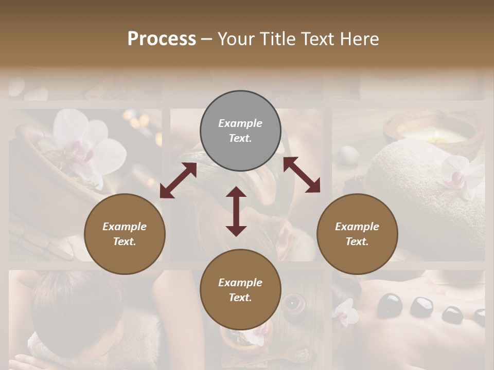 Mask Beauty Orchid PowerPoint Template