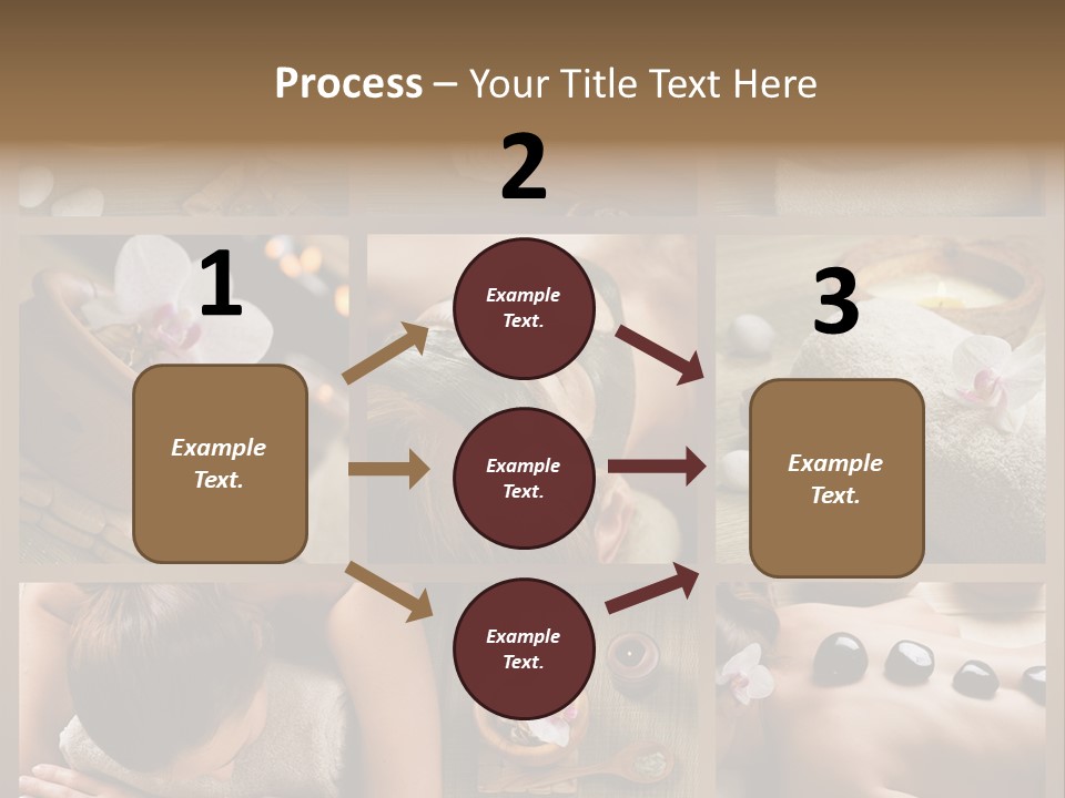 Mask Beauty Orchid PowerPoint Template