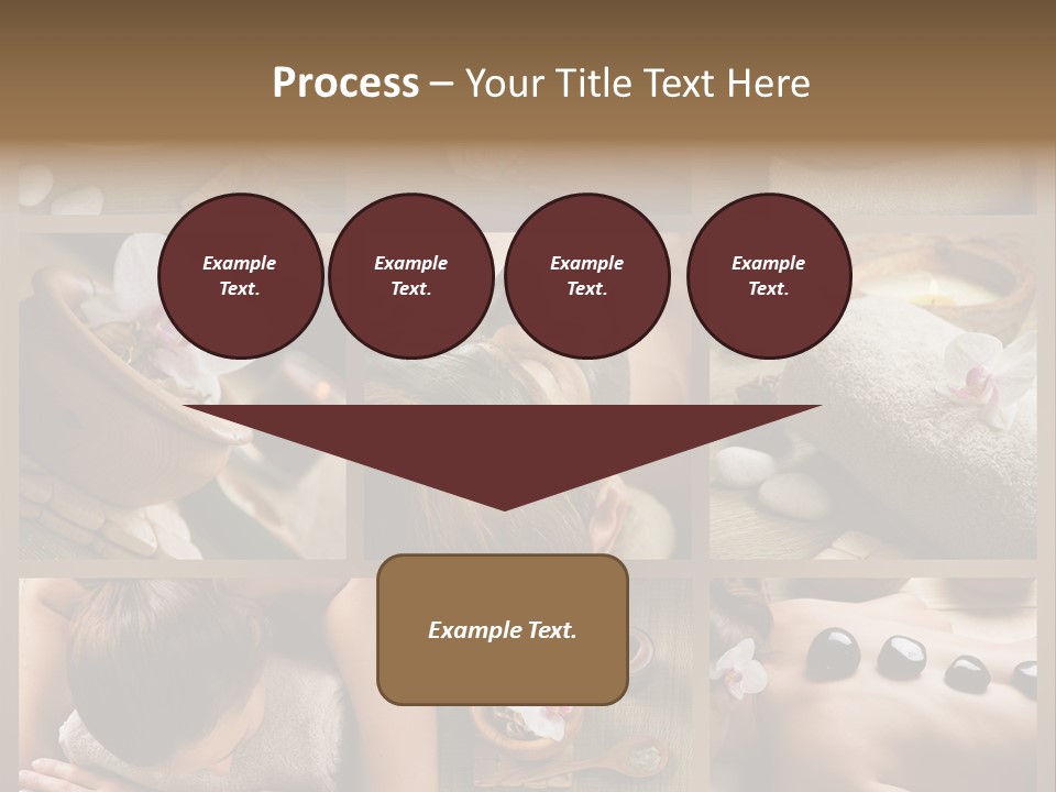 Mask Beauty Orchid PowerPoint Template