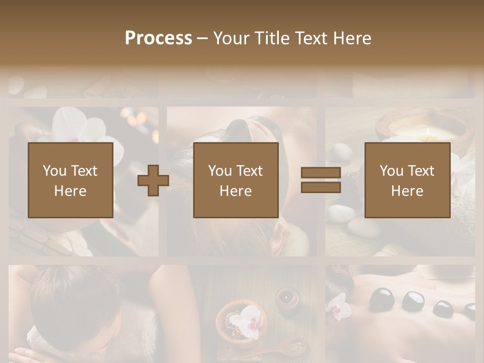 Mask Beauty Orchid PowerPoint Template