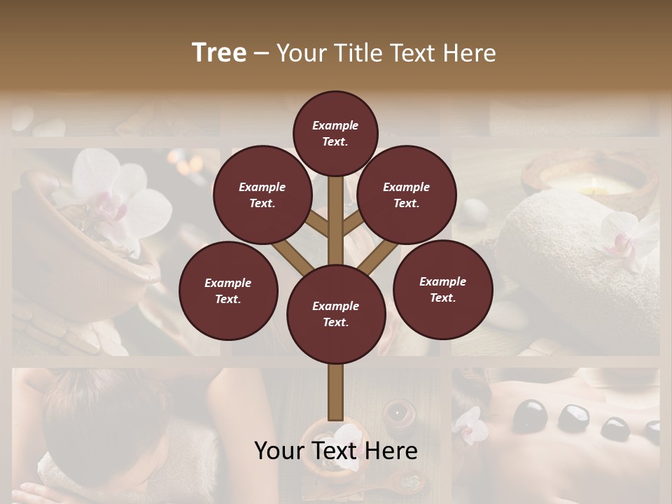 Mask Beauty Orchid PowerPoint Template