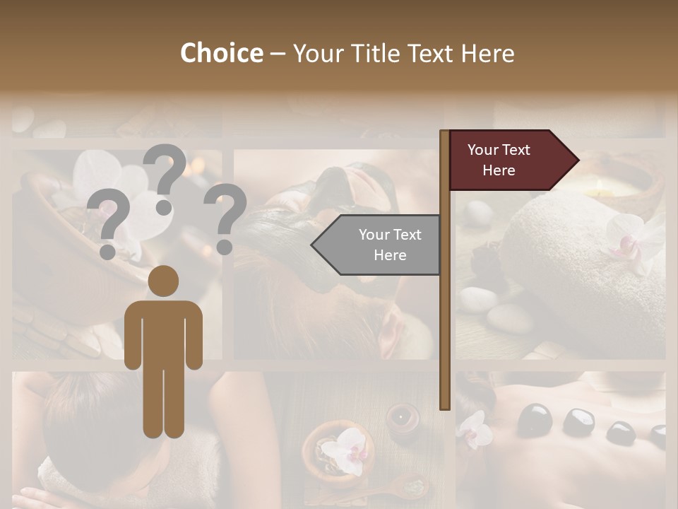 Mask Beauty Orchid PowerPoint Template