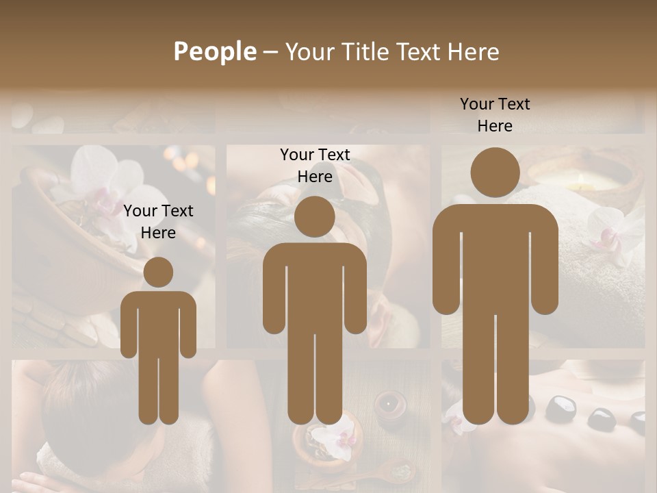 Mask Beauty Orchid PowerPoint Template