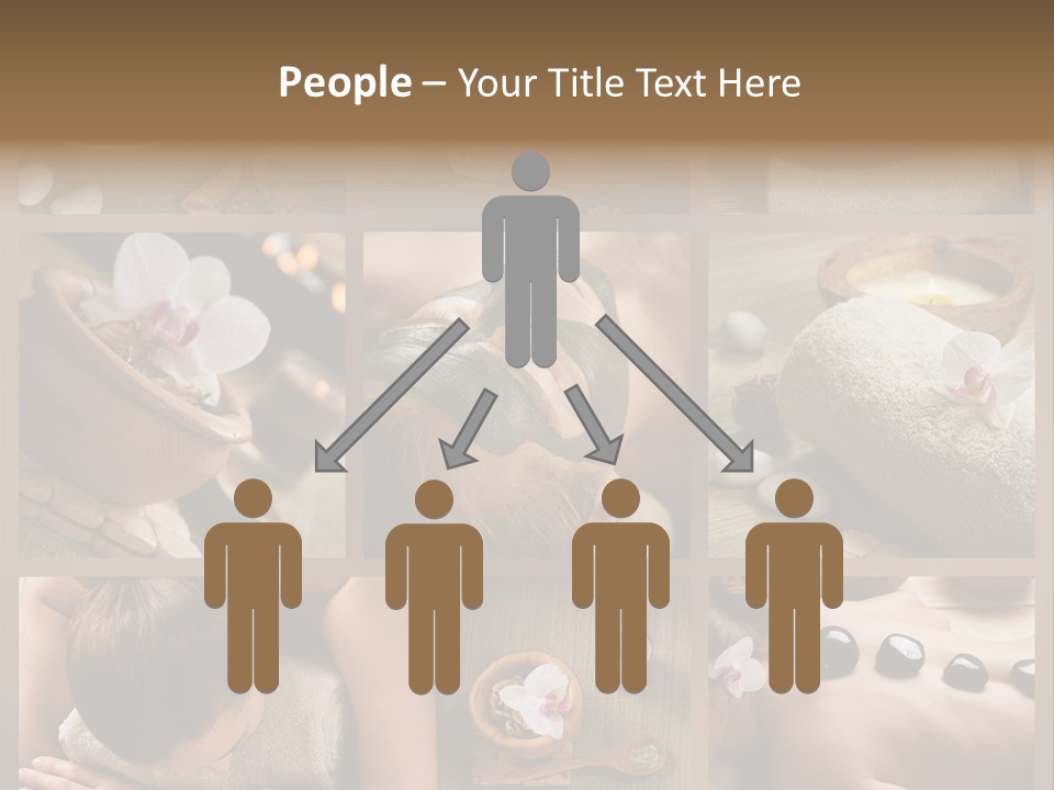 Mask Beauty Orchid PowerPoint Template