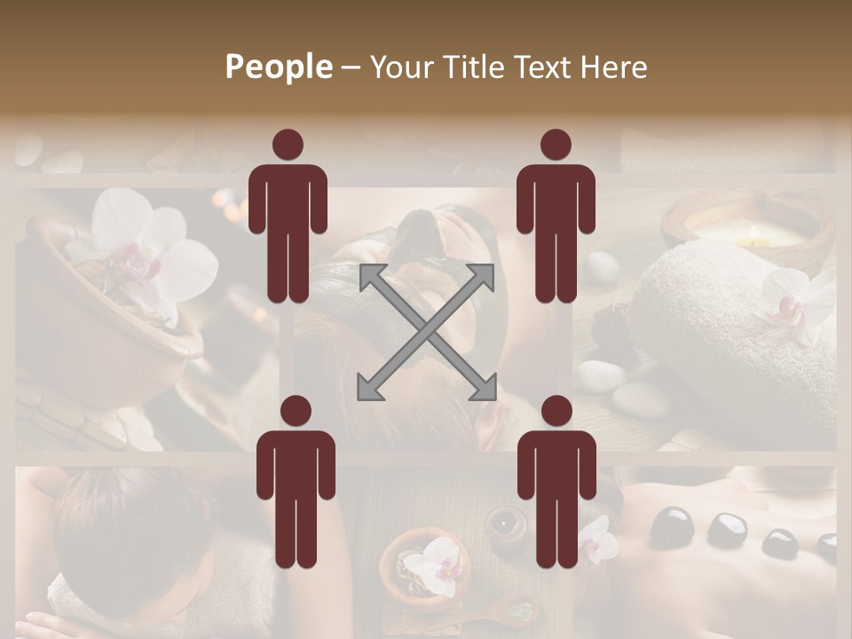 Mask Beauty Orchid PowerPoint Template