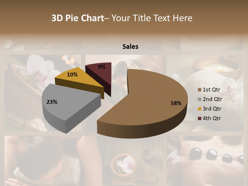 Mask Beauty Orchid PowerPoint Template