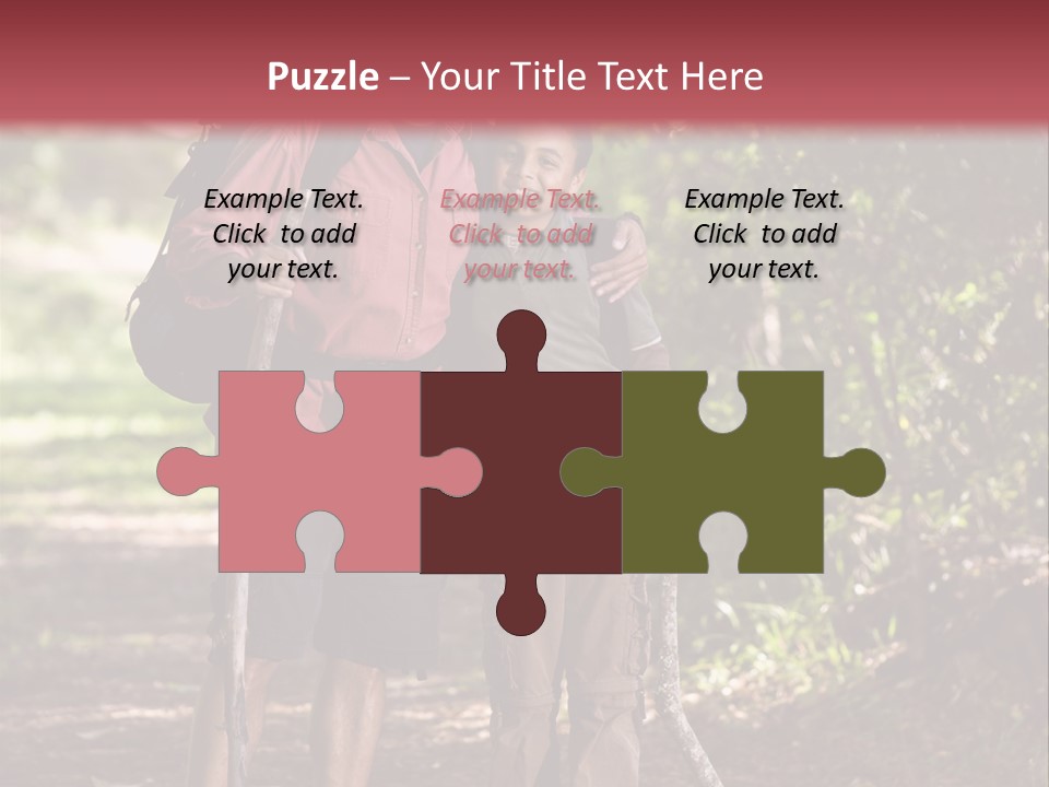 Park Happy Leisure PowerPoint Template