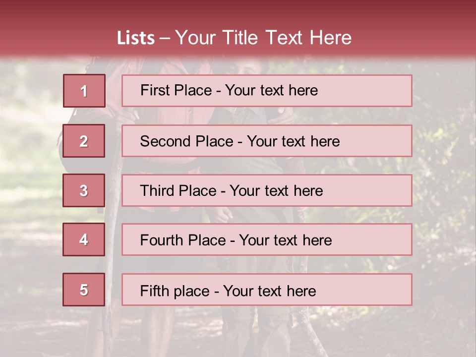 Park Happy Leisure PowerPoint Template