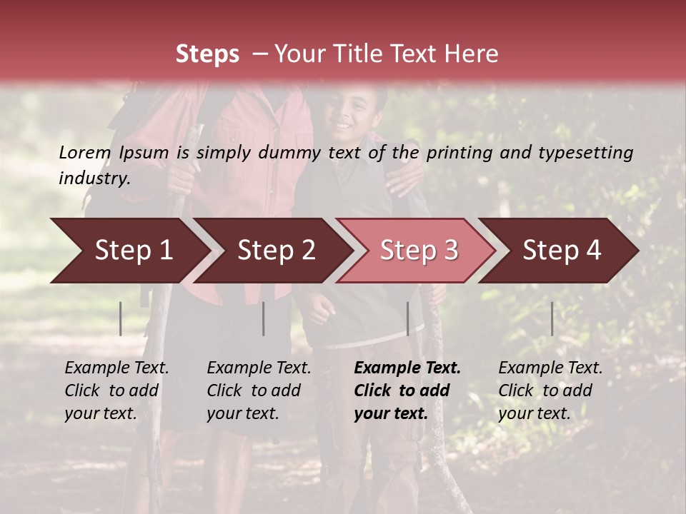 Park Happy Leisure PowerPoint Template