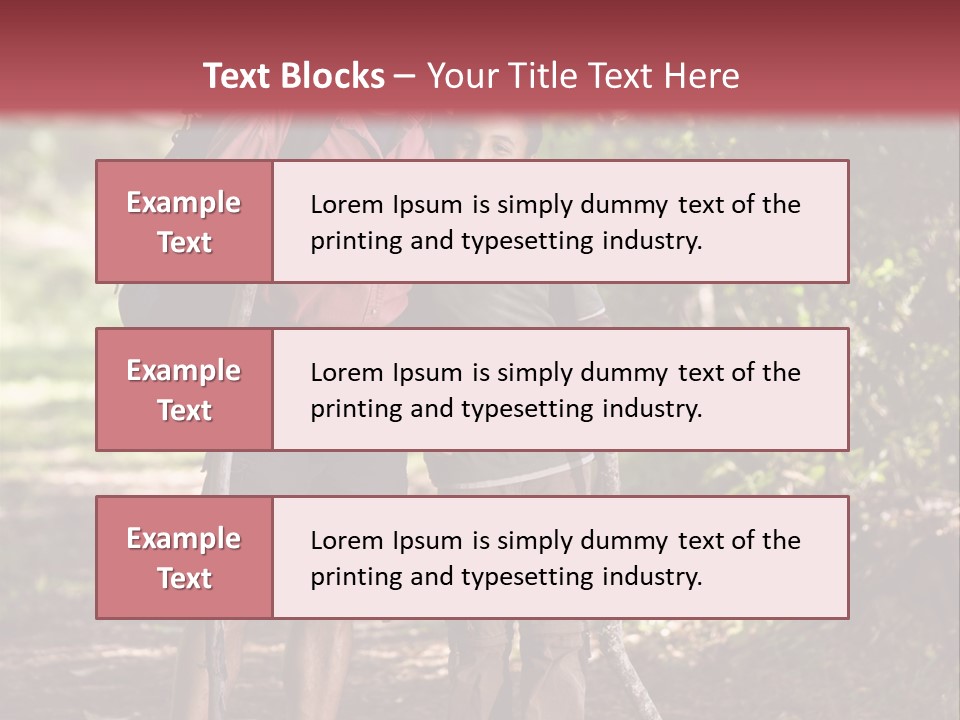Park Happy Leisure PowerPoint Template