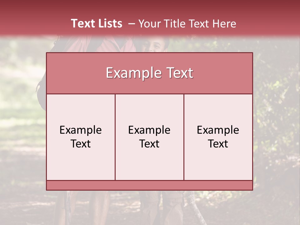 Park Happy Leisure PowerPoint Template