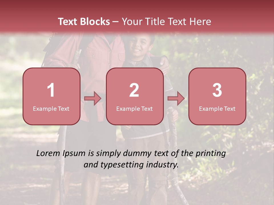 Park Happy Leisure PowerPoint Template