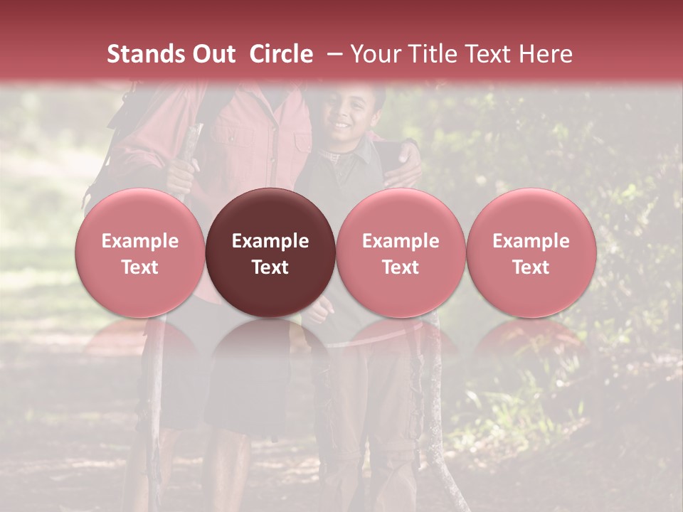 Park Happy Leisure PowerPoint Template