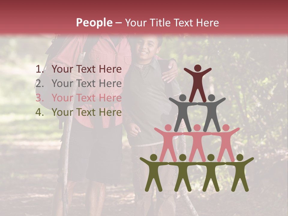 Park Happy Leisure PowerPoint Template