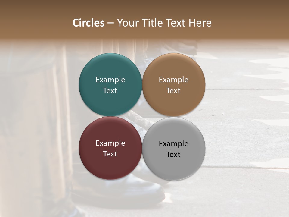 Foot Formation Defender PowerPoint Template