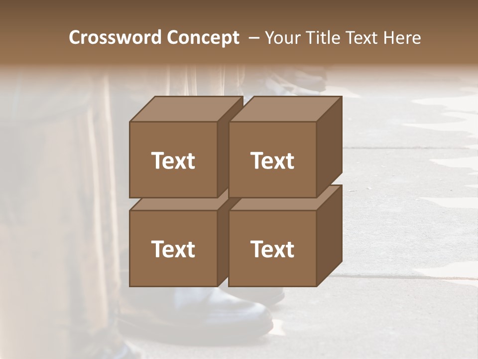 Foot Formation Defender PowerPoint Template