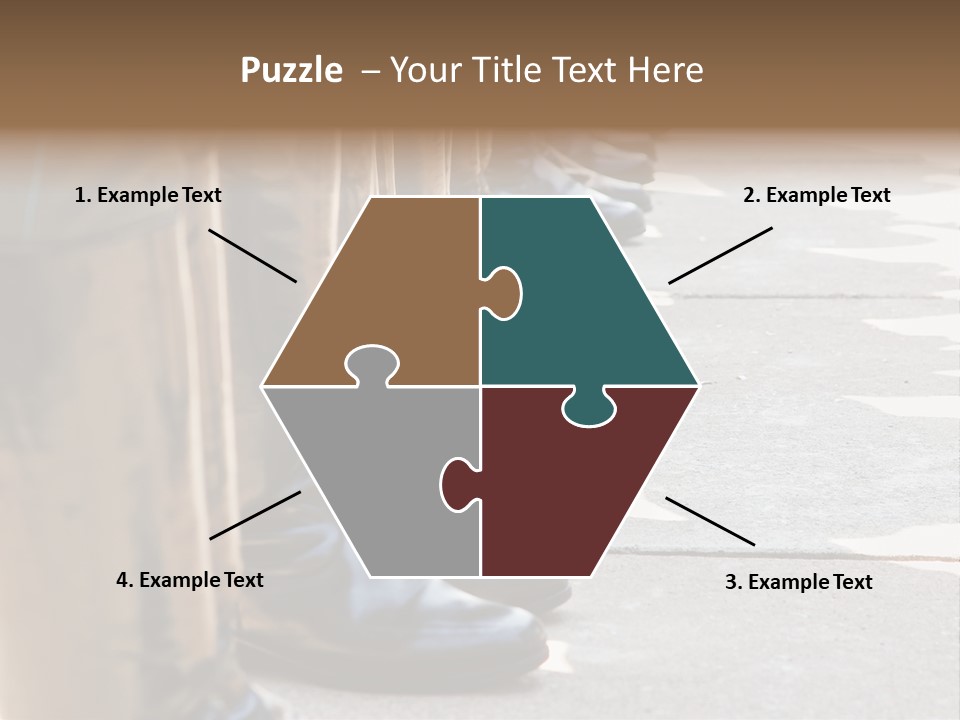 Foot Formation Defender PowerPoint Template