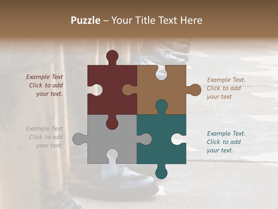 Foot Formation Defender PowerPoint Template