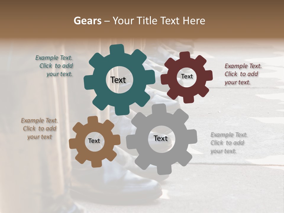 Foot Formation Defender PowerPoint Template
