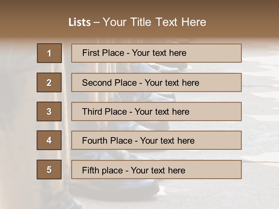 Foot Formation Defender PowerPoint Template