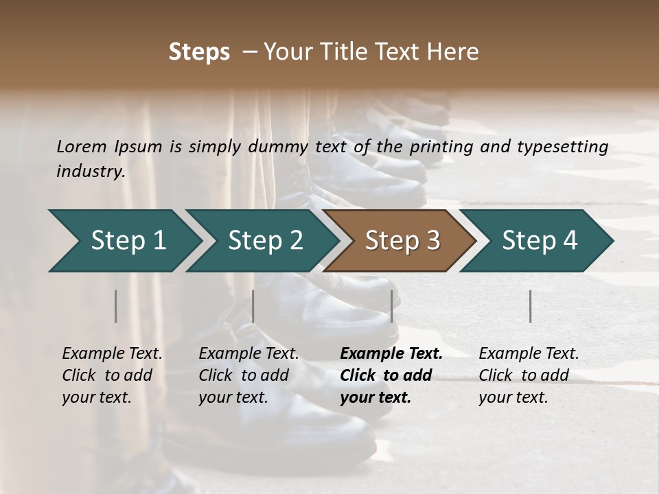 Foot Formation Defender PowerPoint Template