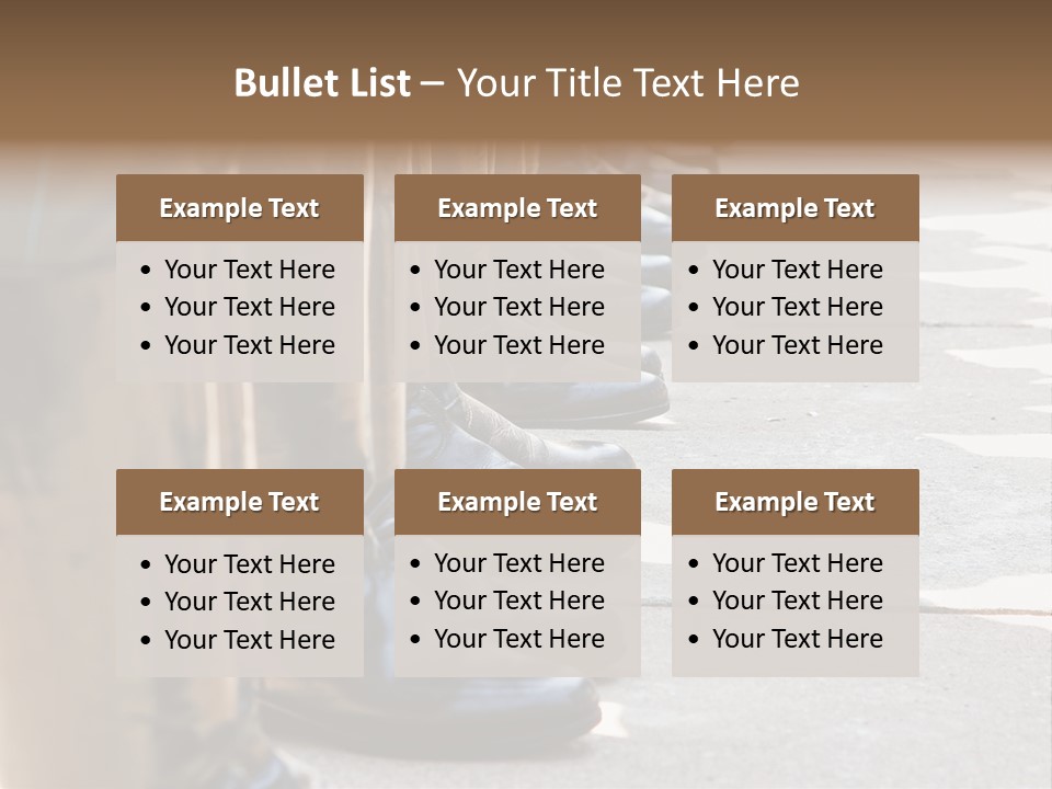 Foot Formation Defender PowerPoint Template