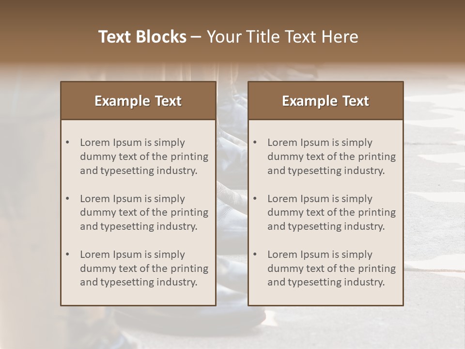 Foot Formation Defender PowerPoint Template