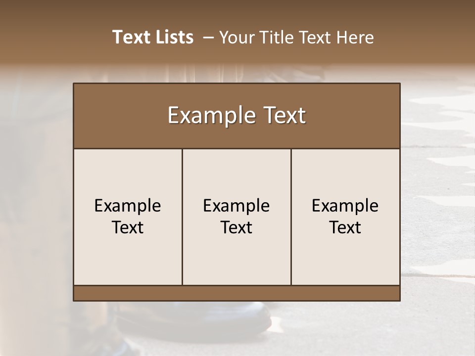 Foot Formation Defender PowerPoint Template