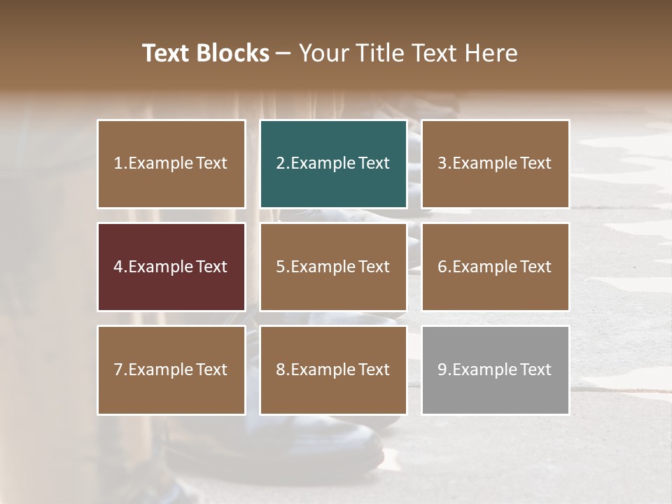 Foot Formation Defender PowerPoint Template