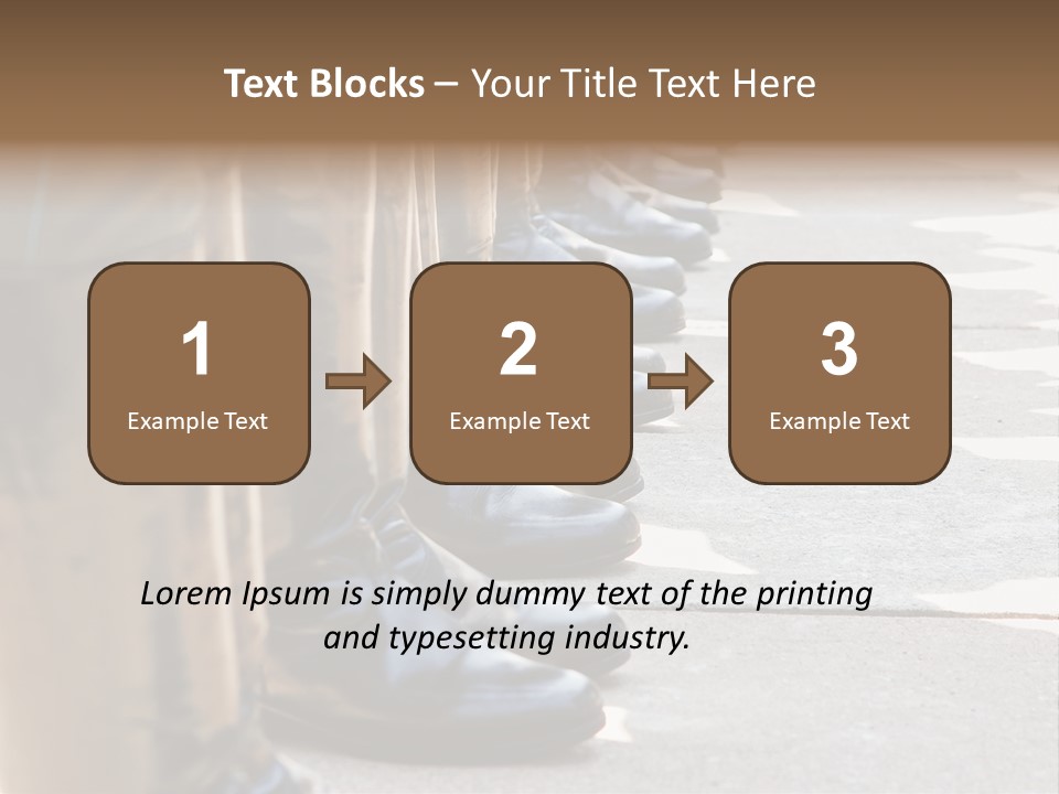 Foot Formation Defender PowerPoint Template