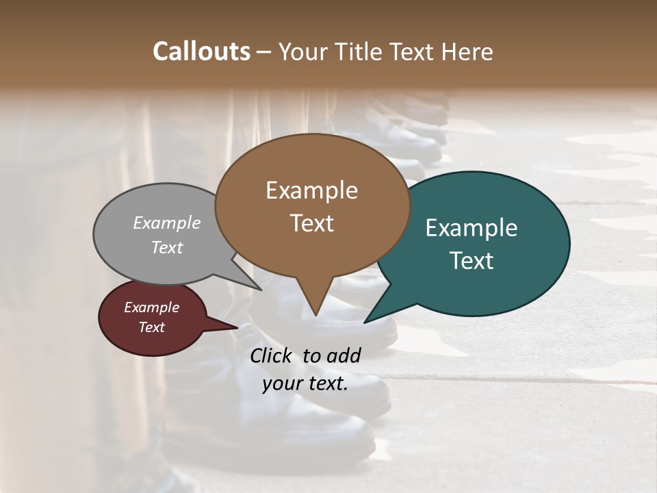 Foot Formation Defender PowerPoint Template