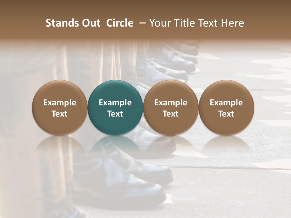 Foot Formation Defender PowerPoint Template