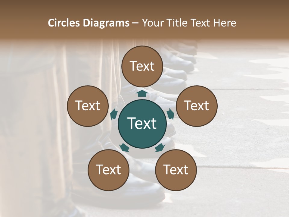 Foot Formation Defender PowerPoint Template