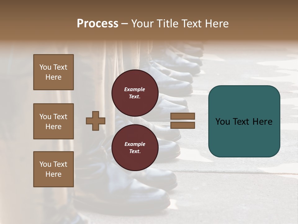 Foot Formation Defender PowerPoint Template