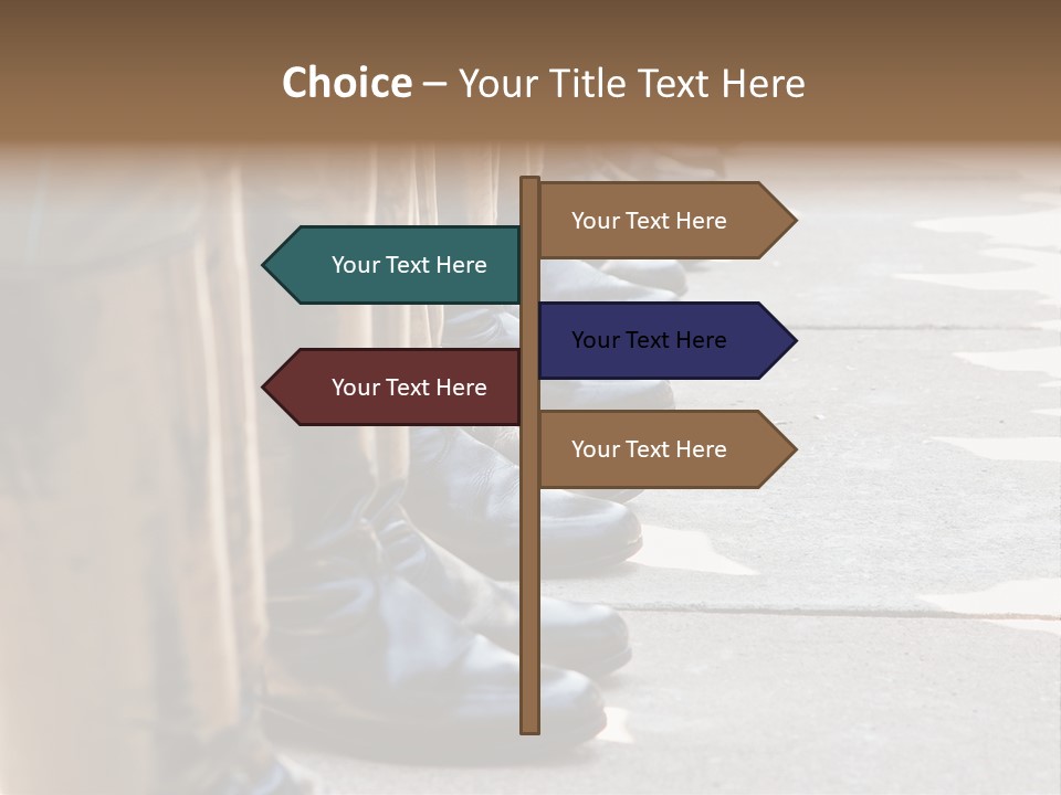 Foot Formation Defender PowerPoint Template