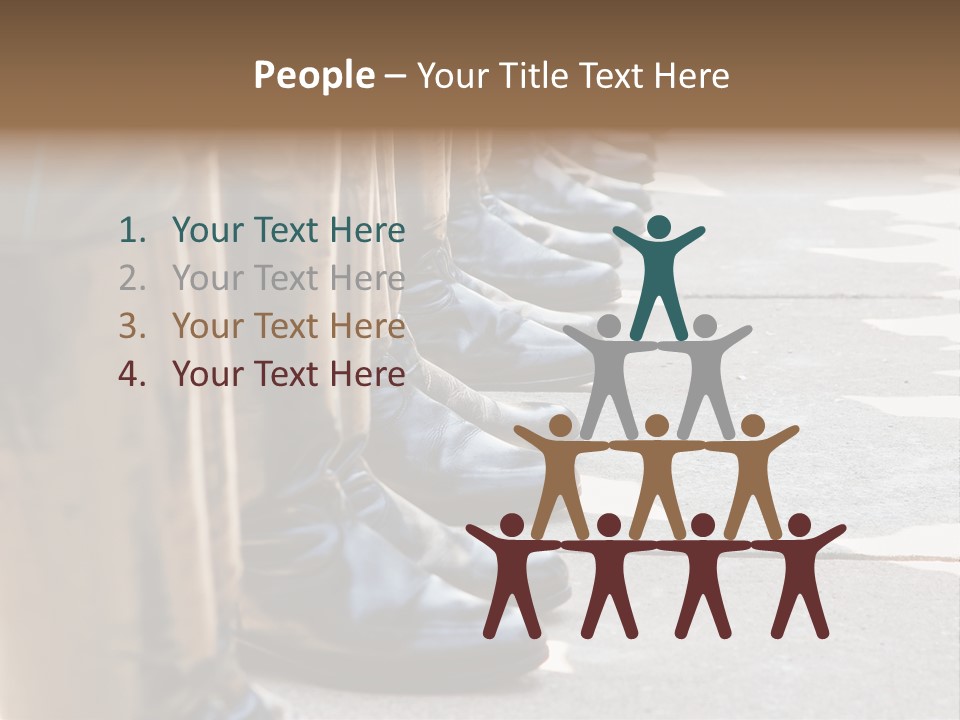 Foot Formation Defender PowerPoint Template