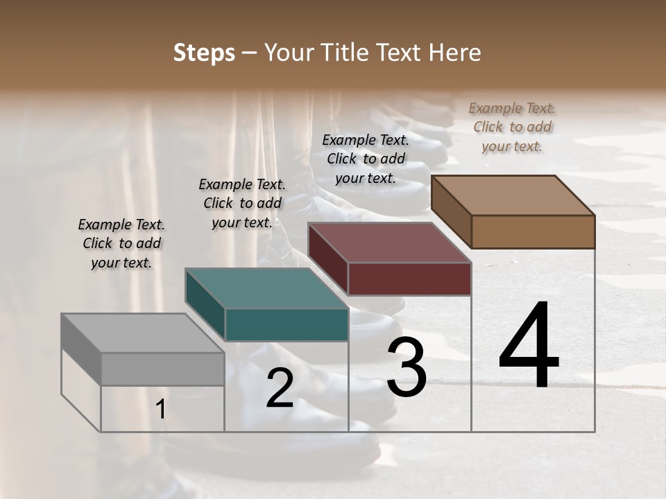 Foot Formation Defender PowerPoint Template