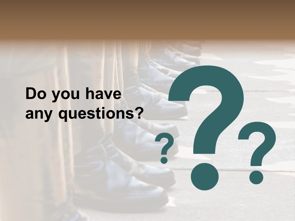 Foot Formation Defender PowerPoint Template