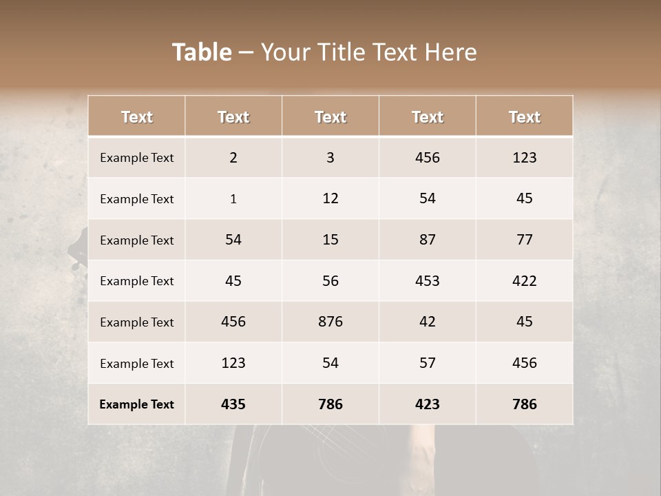 Girl Instrument Woman PowerPoint Template